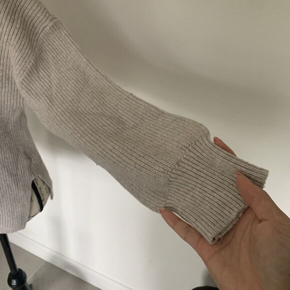 Gap Off White/Cream Knit Turtleneck Sweater Size S - Picture 2 of 5